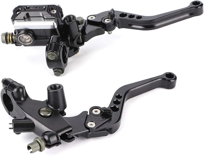 Keenso 7/8" hidraulikus fék- és kuplungkar szett motorkerékpárhoz