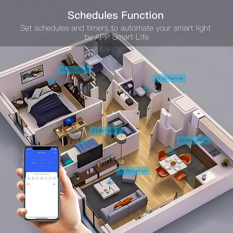 Jinvoo WiFi Okos Fali Kapcsoló - 1/2/3 Gombos Érintésvezérlés, Távirányítás Telefonról, Alexa/Google Home Kompatibilis, Időzítő Funkcióval, 