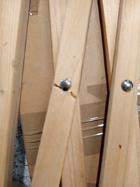 Poartă extensibilă din lemn pentru animale de companie Nordlinger Pro Stop Max 742011, 60-230 cm, lemn natural — parțial ruptă (stare: vezi a 2-a imagine) 2