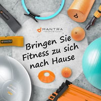 MANTRA SPORTS Pilates Gyűrű 33cm - Otthoni Fitness Eszköz Medence- és Combizom Erősítéshez - Türkiz Edzőgyűrű Férfiaknak és Nőknek Hordozhat 8