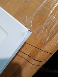 Panou LED de tavan Yesenlight 120x30 cm, 40W 4400lm, CCT 3000K-6500K — capac spart, colț ușor îndoit (stare: vezi a 2-a fotografie) 5