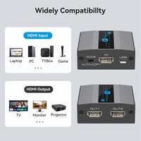 VEDINDUST 8K 4K HDMI Elosztó 1:2 - Xbox, PS5 Kompatibilis 6