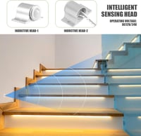 Xiaomi LED mozgásérzékelős szalag, 32 fokozatú fényerő, beltéri éjjeli fény, 12V/24V (fehér/piros) 3