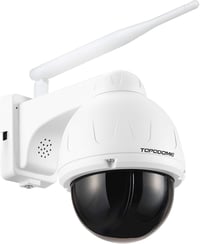 Topodome Technology 5MP Kültéri WiFi Biztonsági Kamera, 940nm IR Éjjellátó, 355°/90° Forgatható, Személykövetés, Kétirányú Hang, 32GB MicroS 1