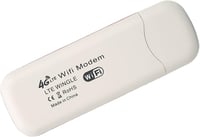 KIMISS 4G autós WiFi router, hordozható, 10 felhasználós, gyors, biztonságos, fehér 3