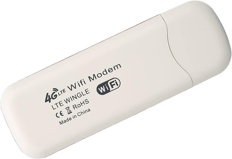 KIMISS 4G autós WiFi router, hordozható, 10 felhasználós, gyors, biztonságos, fehér