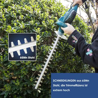 KITLUCK 550W Elektromos Sövényvágó, 510mm Vágáshossz, Védőtokkal 3