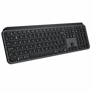 Bežična tipkovnica Logitech MX Keys Advanced, Bluetooth, s pozadinskim osvjetljenjem — prodaje se bez USB prijamnika (stanje: vidi 2. sliku)