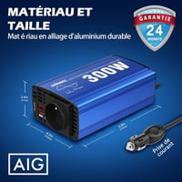 GIANDEL 300W Tiszta Szinusz Inverter 12V-220V Dupla USB-vel Újracsomagolt 7