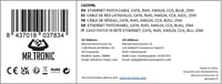 Mr. Tronic 25m-es Cat6 Ethernet kábel, kék, RJ45 csatlakozóval, gyors internethez 10