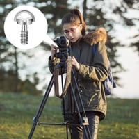Rozsdamentes 1/4" D-gyűrűs kamera csavar szett, 5 db-os 2