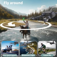 TTROARDS IDEA36 GPS Drón 4K Kamerával - 5G WiFi, Követés Funkcióval, Intelligens Visszatérés, Sony IMX Szenzor, 249g Könnyű, SD Kártya Kompa 3