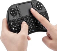 Rii Mini i8 vezeték nélküli mini billentyűzet touchpaddel, fekete 4