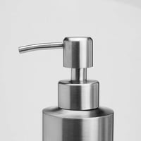 Sinolofty 550ml Rozsdamentes Acél Folyékony Szappan Adagoló - Hengeres Kialakítás Fürdőszobába és Konyhába, Samponhoz, Mosogatószerhez, Ezüs 5