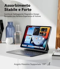 iPad Pro 12,9" Earto Bluetooth billentyűzet 2