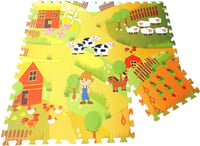 Brigamo 9 részes prémium farm puzzle szőnyeg, káros anyag mentes habszivacs 3