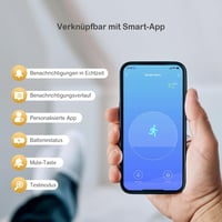 Andyssey GS558D Okos Füstérzékelő WiFi-vel, Mágneses Tartóval - Hálózatba Köthető Tűzjelző Fotoelektromos Érzékelővel, DIN EN14604  5