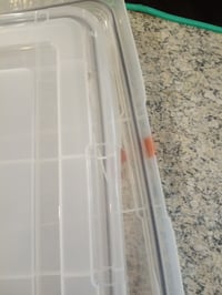 Set 4 cutii de depozitare ermetice Iris Ohyama AT-L, 50L, negru — defect, funcționalitate parțială: capac și garnitură de etanșare deteriorate (stare: vezi imaginea 2) 7