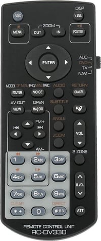 Kenwood DVD Lejátszó Távirányító - Univerzális KNA-RCDV330 Helyettesítő 1