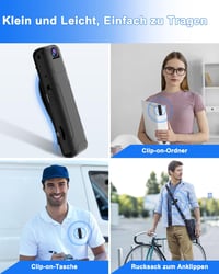 Bextgoo 1080P Mini Testkamera 32GB Kártyával - 10 Órás Üzemidő, 180° Forgatható Lencse, Mozgásérzékelés, Kompakt Kamera Utazáshoz, Kerékpáro 7