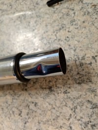 Tub telescopic pentru aspirator Retoo 32 mm, tub de extensie universal din oțel cu funcție de fixare — lovitură pe marginea tubului (stare: vezi a 2-a imagine) 3