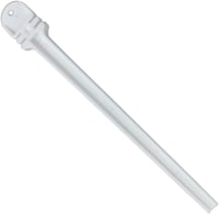 ANIMALPLAST 10 db Fehér Műanyag Madárülőke - 20,5 cm-es Gyöngyös Ülőrúd Kalitkába Kis és Közepes Madaraknak - White 8