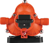 LightEU 12V Automata Nyomásszivattyú - 3.10 Bar/45 PSI Vízszivattyú Hajókhoz, Lakóautókhoz, Kempingezéshez és Kerthez - 11.3L/min  3
