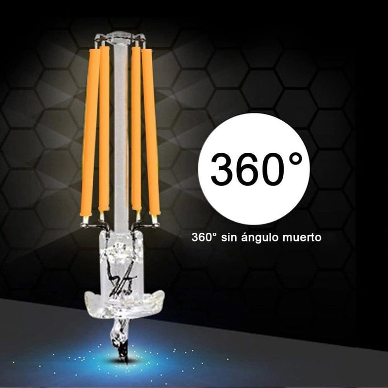 Edison stílusú EXTRASTAR 8W-os E27 vintage LED izzó, G80 gömb