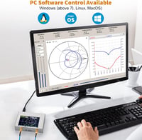 AURSINC NanoVNA V2 PLUS4 Vektoros hálózatelemző 4GHz-ig, 4" érintőképernyővel 4
