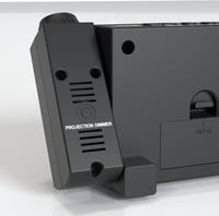 Digitális Projektoros Ébresztőóra 7" LED Kijelzővel - Fényerőszabályzás, 180° Forgatható Projektor, USB Töltő, Szundi Funkció, Tartalék Elem 2