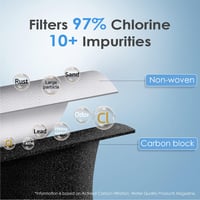 Samsung DA29-00003G kompatibilis hűtőszűrő, Waterdrop AquaPure Plus helyettesítő vízszűrő 5