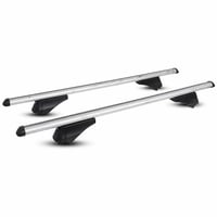Fischer CrossLine XL alumínium tetőcsomagtartó sínek 131 cm, 75 kg teherbírás — látható használati nyomok (állapot: lásd a 2. képet) 1