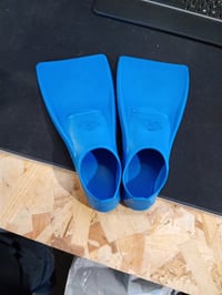 Flipper SwimSafe 1121 Labute de Înot pentru Copii Începători - Labute din Cauciuc Albastru pentru Copii și Preșcolari - Produs Utilizat 3