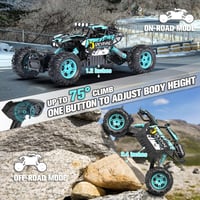 CROBOLL 1:12 Emelhető RC Monster Truck, 20km/h, Kék - Fiúknak 3-8 éves korig 4