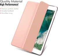 MoKo Smart Shell védőtok iPad 9.7 (2017/2018) tablethez - Rózsaarany, vékony kialakítás, automatikus alvó funkcióval

AI: I've created a Hun 3