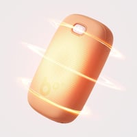 JISULIFE 9000mAh Narancssárga Kézmelegítő és Powerbank LED Kijelzővel 1