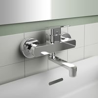 Ideal Standard Ceraplan BD241AA Fali Mosdó Csaptelep - Króm, Víztakarékos Rendszerrel, Sárgaréz, Egykaros Kivitel, Felületre Szerelhető 4