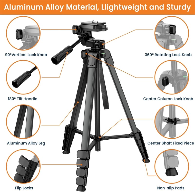 Handy 172cm-es állvány okostelefonhoz és táblagéphez - távirányítóval, univerzális