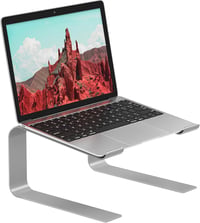 BONTEC Ergonomikus Laptop Állvány Íróasztalhoz, Ezüst Notebook Tartó 10-17,3 Hüvelykes Laptopokhoz Kompatibilis 1
