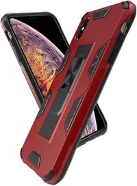 WESOFY Piros Mágneses Autótartós iPhone XS Max Védőtok 2