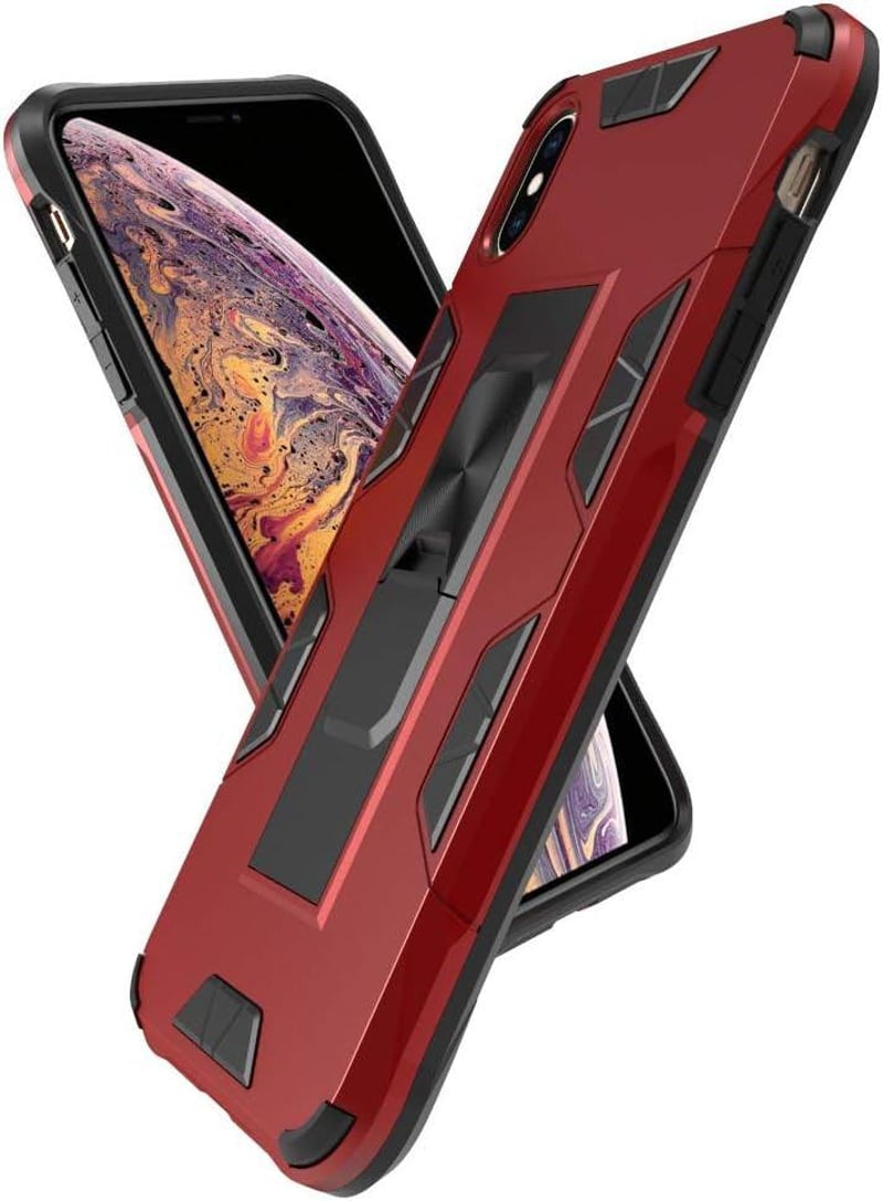 WESOFY Piros Mágneses Autótartós iPhone XS Max Védőtok