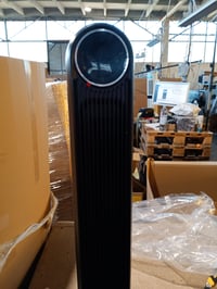 Stĺpový ventilátor DREO, čierny, 8 rýchlostí, 4 režimy, rotácia 90°, LED displej, tichý chod — Chýba diaľkový ovládač (stav: viď 2. obrázok) 2