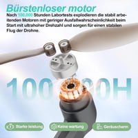 Tolatoyus TL16 Összecsukható Drón 1080P HD Kamerával - Kefe Nélküli Motor, FPV Élő Közvetítés, Optikai Érzékelő, 3D Flip Funkció, Alkalmazás 5