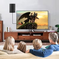 Antenă TV de interior/exterior 878DFOP DVB-T2, 39DBI, rază de recepție 480 km, antenă digitală TNT Freeview pentru utilizare în interior și exterior 9
