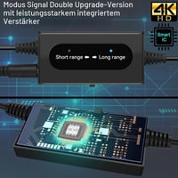 Antenă TV de interior/exterior 878DFOP DVB-T2, 39DBI, rază de recepție 480 km, antenă digitală TNT Freeview pentru utilizare în interior și exterior 2