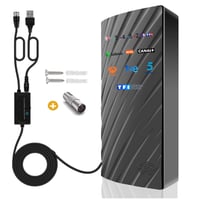 Antenă TV de interior/exterior 878DFOP DVB-T2, 39DBI, rază de recepție 480 km, antenă digitală TNT Freeview pentru utilizare în interior și exterior 1