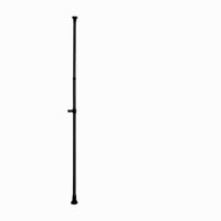 Bară orizontală suplimentară pentru suportul telescopic de haine WENKO Herkules, din metal, extensibilă până la 120 cm, negru — set incomplet (doar barele pentru o parte, fără cleme) 1