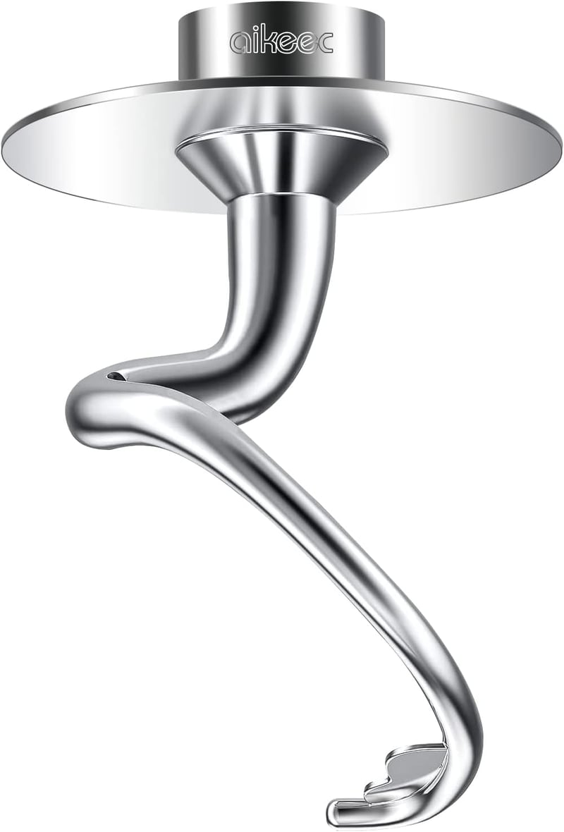 KitchenAid dagasztókar - rozsdamentes acél spirál tartozék 4.5/5QT robotgéphez, mosogatógépben mosható