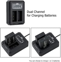 Canon LP-E6/E6N USB töltőadapter EOS R7, 5D, 6D, 7D, 90D kamerákhoz - Bontott 6