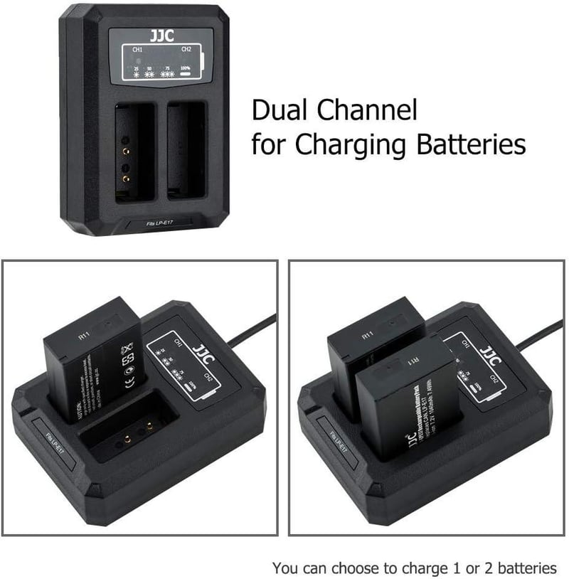 Canon LP-E6/E6N USB töltőadapter EOS R7, 5D, 6D, 7D, 90D kamerákhoz - Bontott